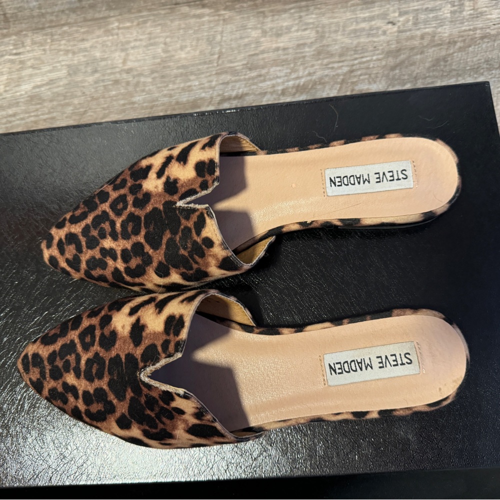Steve Madden Ally Leopard Mule